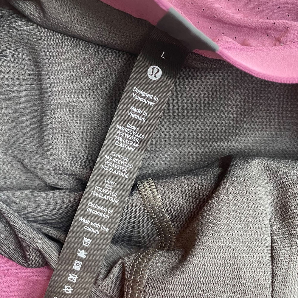 Lululemon mens surge shorts 6” lined special edition purple black size L New - Picture 6 of 12